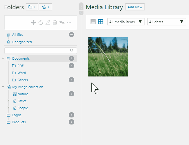 افزونه مدیریت فایل Wordpress Real Media library 5