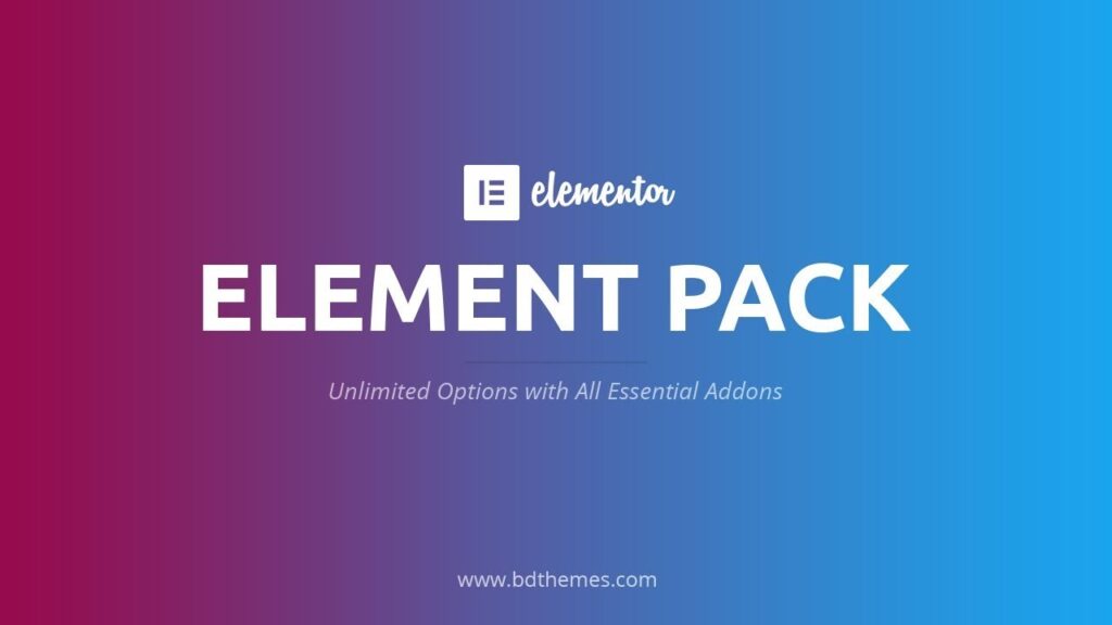 افزونه المنت پک برای المنتور | Elements Pack 5