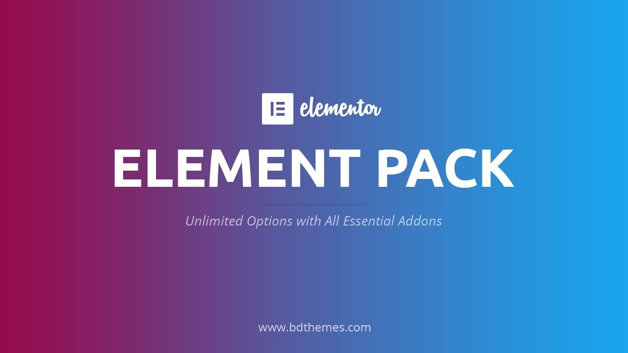 افزونه المنت پک برای المنتور | Elements Pack 2