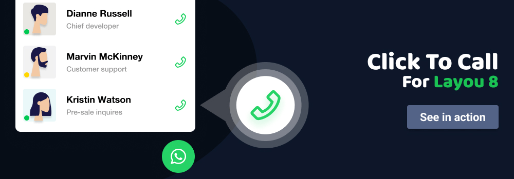 افزونه پشتیبانی واتس اپ برای وردپرس | Whatsapp Support 3