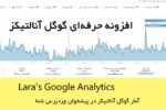 افزونه گوگل آنالتیکز برای پیشخوان وردپرس | Lara's Google Analytics 1