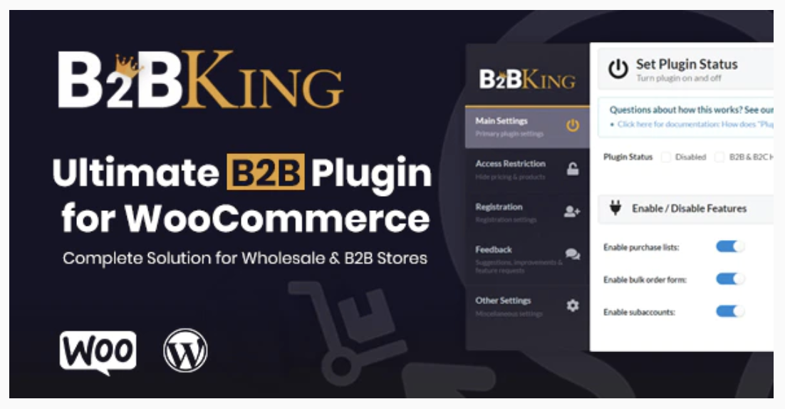افزونه سیستم عمده فروشی و تجاری ووکامرس B2BKing 12