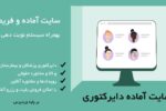 سایت آماده دایرکتوری و نوبت دهی آنلاین 10