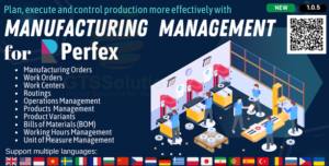 ماژول مدیریت ساخت و تولید برای اسکریپت پرفکس | Manufactoring Management Module for Perfex 4