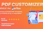 ماژول شخصی سازی پیشرفته pdf برای اسکریپت پرفکس | PDF Customizer for Perfex CRM 4