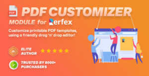 ماژول شخصی سازی پیشرفته pdf برای اسکریپت پرفکس | PDF Customizer for Perfex CRM 5